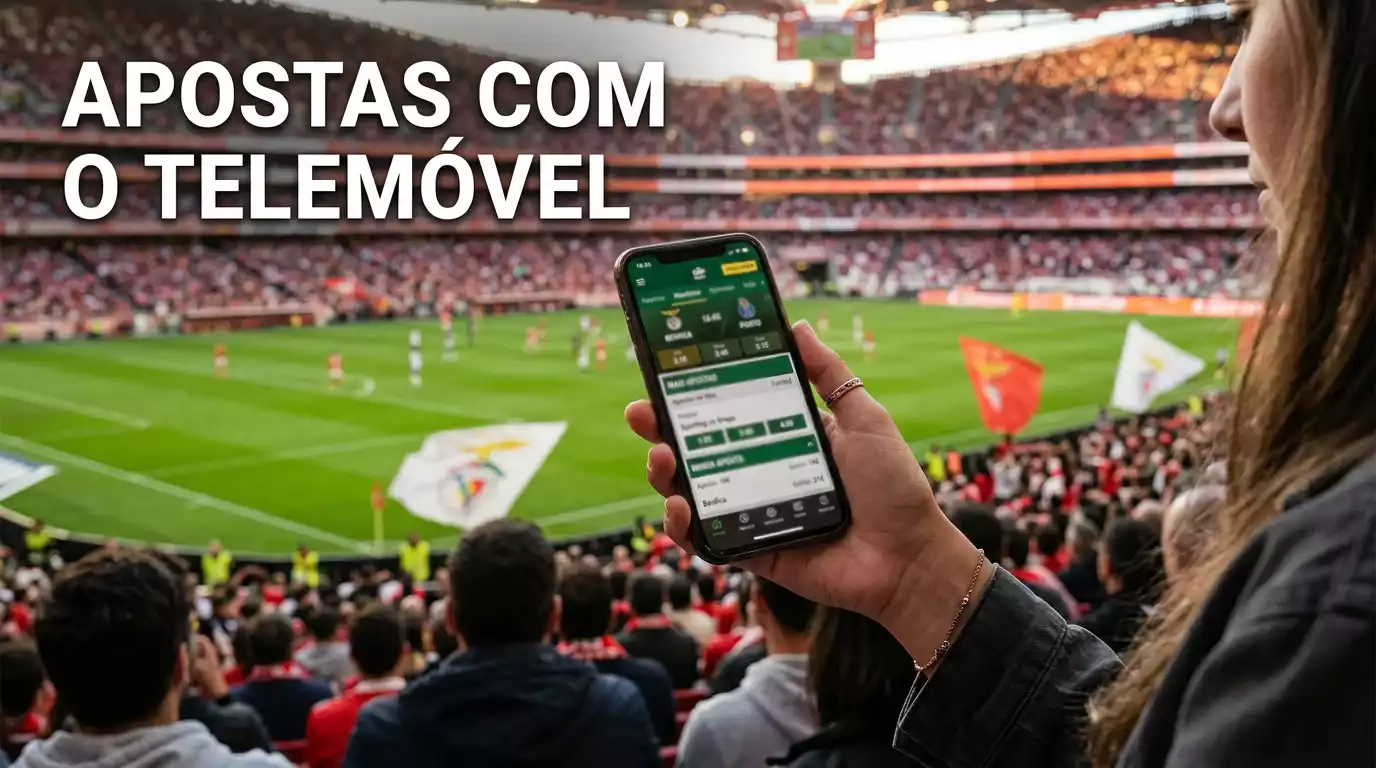 Apps de apostas desportivas em Portugal no smartphone